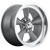 US Mag - U102 STANDARD - Gunmetal - MATTE GUN METAL - 17" x 7", 1 Offset, 5x114.3 (Bolt Pattern), 72.56mm HUB