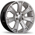 Replika - R204 - Silver - Hyper Silver - 22" x 9", 24 Offset, 6x139.7 (Bolt Pattern), 78.1mm HUB