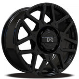 Wildland - Cyclone - Black - Gloss Black - 20" x 8.5", 15 Offset, 5x139.7, 150 (Bolt Pattern), 110.1mm HUB