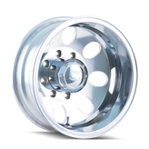 Ion Alloy - 167 - Chrome - POLISHED - 17" x 6.5", -142 Offset, 8x200 (Bolt Pattern), 142.2mm HUB