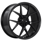 Dai Alloys - Akuma - Black - Gloss Black - 19" x 8.5", 35 Offset, 5x114.3 (Bolt Pattern), 73.1mm HUB