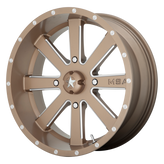 MSA Offroad Wheels - M34 FLASH - Bronze - Bronze Milled - 22" x 7", 0 Offset, 4x156 (Bolt Pattern), 132mm HUB