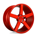 Niche - M187 MILAN - CANDY RED - 20" x 10", 40 Offset, 5x114.3 (Bolt Pattern), 72.6mm HUB