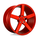 Niche - M187 MILAN - CANDY RED - 20" x 10", 40 Offset, 5x114.3 (Bolt Pattern), 72.6mm HUB