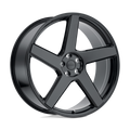 Redbourne Wheels - MAYFAIR - Black - Gloss Black - 22" x 10", 35 Offset, 5x120 (Bolt Pattern), 72.6mm HUB