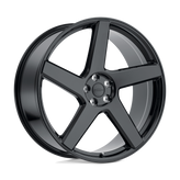 Redbourne Wheels - MAYFAIR - Black - Gloss Black - 22" x 10", 35 Offset, 5x120 (Bolt Pattern), 72.6mm HUB