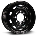 RTX Wheels - Steel Wheel - Black - Black - 17" x 7.5", 40 Offset, 8x165.1 (Bolt Pattern), 121.3mm HUB