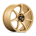 Motegi - MR154 BATTLE - Gold - GOLD - 17" x 8", 30 Offset, 5x120 (Bolt Pattern), 72.6mm HUB