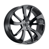 Redbourne Wheels - VINCENT - Black - Gloss Black - 22" x 10.5", 32 Offset, 5x120 (Bolt Pattern), 72.6mm HUB