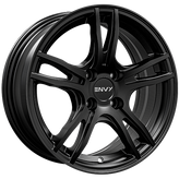 Envy Wheels - 546SB EV-5 - Black - Satin Black - 17" x 7", 35 Offset, 4x108 (Bolt Pattern), 63.4mm HUB