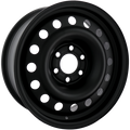 Envy Wheels - NX4 STEEL WHEEL - Black - FLAT BLACK - 16" x 6.5", 25 Offset, 6x114.3 (Bolt Pattern), 71.5mm HUB
