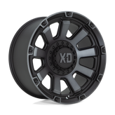 XD Series - XD852 GAUNTLET - Black - SATIN BLACK WITH GRAY TINT - 20" x 10", -18 Offset, 6x135, 139.7 (Bolt Pattern), 106.1mm HUB