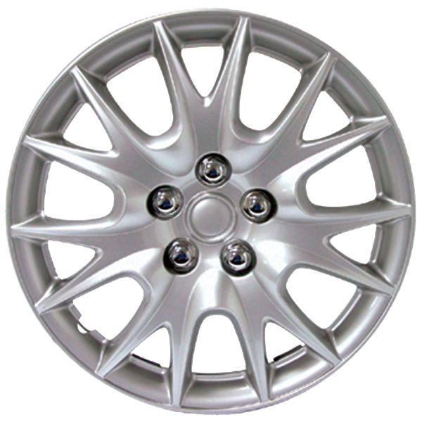 DAI Hubcaps D950 - 14" Silver - Set of 4