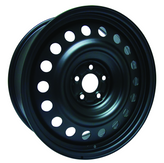 RTX Wheels - Steel Wheel - Black - Black - 19" x 7.5", 40 Offset, 5x114.3 (Bolt Pattern), 66.1mm HUB