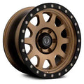 Blackhorn Offroad - BH02 - Bronze - Bronze / Black Lip - 17" x 9", 12 Offset, 6x139.7 (Bolt Pattern), 106mm HUB