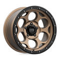 KMC Wheels - KM541 DIRTY HARRY - Bronze - MATTE BRONZE WITH BLACK LIP - 17" x 9", -12 Offset, 5x127 (Bolt Pattern), 71.5mm HUB