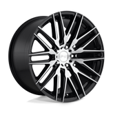 Niche - M165 ANZIO - Black - GLOSS BLACK BRUSHED - 20" x 9", 35 Offset, 5x114.3 (Bolt Pattern), 72.6mm HUB