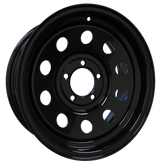 Envy Wheels - TRAILER STEEL MODULAR - Black - GLOSS BLACK - 15" x 6", 0 Offset, 5x114.3 (Bolt Pattern), 84mm HUB