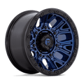 Fuel - D827 TRACTION - DARK BLUE WITH BLACK RING - 17" x 9", 1 Offset, 5x127 (Bolt Pattern), 71.5mm HUB