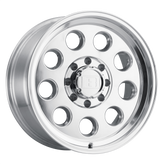 Level 8 - HAULER - Polished - Polished - 15" x 8", -30 Offset, 5x127 (Bolt Pattern), 71.5mm HUB