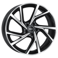 Mak Wheels - KASSEL - Black - BLACK MIRROR - 18" x 7.5", 46 Offset, 5x100 (Bolt Pattern), 72mm HUB