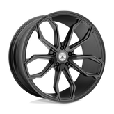 Asanti Black - ABL-19 ATHENA - Grey - Matte Graphite - 20" x 8.5", 38 Offset, 5x112 (Bolt Pattern), 72.6mm HUB