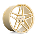Cray Wheels - PANTHERA - Gold - GLOSS GOLD WITH MIRROR FACE - 20" x 9", 38 Offset, 5x120 (Bolt Pattern), 67.1mm HUB