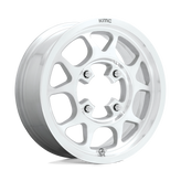 KMC Powersports - KS136 TORO - Silver - MACHINED - 15" x 6", 38 Offset, 4x137 (Bolt Pattern), 96mm HUB