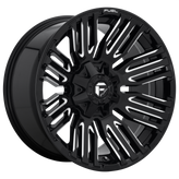 Fuel - D649 SCHISM - Black - Gloss Black Milled - 20" x 9", 1 Offset, 5x114.3, 127 (Bolt Pattern), 78.1mm HUB