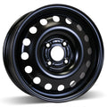 RSSW - Steel - Black - Black - 15" x 6", 47.5 Offset, 4x108 (Bolt Pattern), 63.4mm HUB