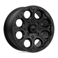 MSA Offroad Wheels - M44 CANNON BEADLOCK - Black - SATIN BLACK - 15" x 7", 25 Offset, 4x156 (Bolt Pattern), 132mm HUB
