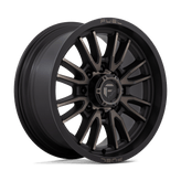 Fuel - D762 CLASH - Black - Matte Black Double Dark Tint - 20" x 9", 20 Offset, 8x180 (Bolt Pattern), 124.2mm HUB