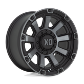 XD Series - XD852 GAUNTLET - Black - SATIN BLACK WITH GRAY TINT - 20" x 10", -18 Offset, 5x127, 139.7 (Bolt Pattern), 78.1mm HUB