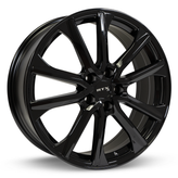 RTX Wheels - Arai - Black - Gloss Black - 18" x 7.5", 45 Offset, 5x114.3 (Bolt Pattern), 67.1mm HUB