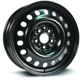RTX Wheels - Steel Wheel - Black - Black - 17" x 7", 40 Offset, 5x114.3 (Bolt Pattern), 64.1mm HUB