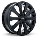 RTX Wheels - Estate - Black - Satin Black - 18" x 7", 48 Offset, 5x114.3 (Bolt Pattern), 56.1mm HUB