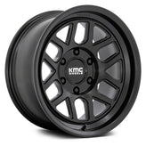 KMC Wheels - KM446 MESA FORGED MONOBLOCK - Black - SATIN BLACK - 17" x 8.5", -10 Offset, 6x139.7 (Bolt Pattern), 106.1mm HUB