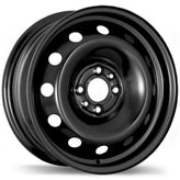 Fast Wheels - Steel - Black - Black - 15" x 6", 40 Offset, 4x98 (Bolt Pattern), 58.1mm HUB