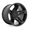 Fuel - D763 SFJ - Black - MATTE BLACK - 20" x 12", -44 Offset, 6x135, 139.7 (Bolt Pattern), 106.1mm HUB