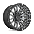 Fuel - D680 REBEL - Gunmetal - MATTE GUN METAL BLACK BEAD RING - 22" x 10", -18 Offset, 8x170 (Bolt Pattern), 125.1mm HUB