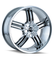 Mazzi - GALAXY - Chrome - CHROME - 18" x 7.5", 40 Offset, 4x100, 114.3 (Bolt Pattern), 67.1mm HUB