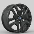 RTX Wheels - Osaka - Black - Satin Black - 18" x 7", 35 Offset, 5x114.3 (Bolt Pattern), 60.1mm HUB