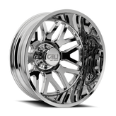 Cali Off-Road - INVADER DUALLY - Chrome - CHROME - 24" x 8.25", -232 Offset, 8x200 (Bolt Pattern), 142mm HUB