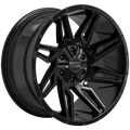 Ruffino HARD - Voodoo - Black - Gloss Black - 20" x 10", -12 Offset, 6x135, 139.7 (Bolt Pattern), 87.1mm HUB