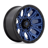 Fuel - D827 TRACTION - DARK BLUE WITH BLACK RING - 20" x 10", -18 Offset, 6x139.7 (Bolt Pattern), 106.1mm HUB