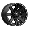 MSA Offroad Wheels - M33 CLUTCH - Black - SATIN BLACK - 12" x 7", 10 Offset, 4x110 (Bolt Pattern), 86mm HUB