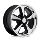 US Mag - U109 BANDIT - Black - MATTE BLACK MACHINED - 18" x 8", 1 Offset, 5x114.3 (Bolt Pattern), 72.6mm HUB