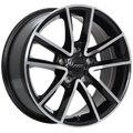 ART - Replica 48 - Black - Gloss Black - Machined Face - 17" x 7.5", 35 Offset, 5x127 (Bolt Pattern), 71.5mm HUB