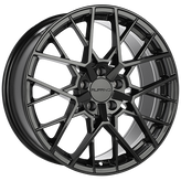 Ruffino Wheels - Inception - Black - Black Magic - 19" x 8.5", 45 Offset, 5x108 (Bolt Pattern), 63.4mm HUB