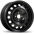 Fast Wheels - Steel - Black - Black - 16" x 6.5", 42 Offset, 4x100 (Bolt Pattern), 60.1mm HUB